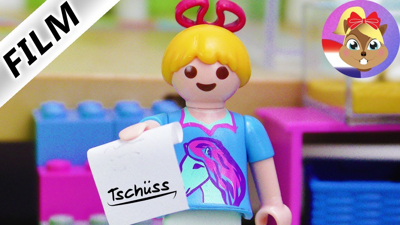 Playmobil video Nederlands | Hannah NIET op school? Is ze op vakantie? Kinderserie familie Vogel