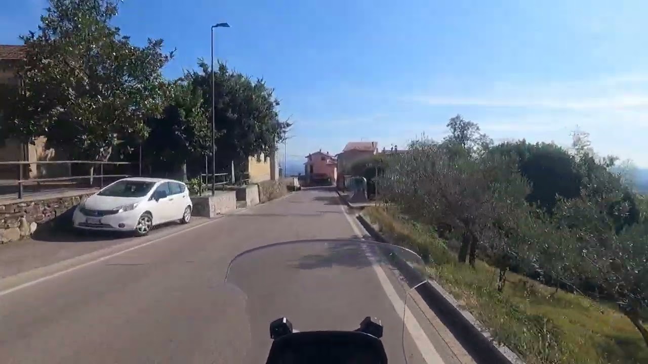 Honda ADV 350 Giretto tranquillo Montalbano, video GoPro 12.
