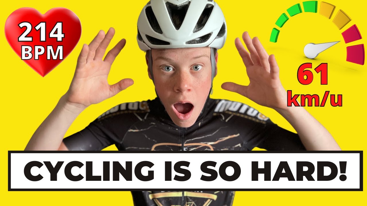 I DID NOT KNOW THAT ROAD CYCLING WAS SO HARD !