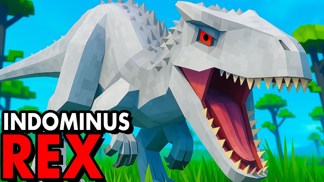PROJEKT INDOMINUS REX czyli NAJSILNIEJSZY DINOZAUR w Jurassic Blocky