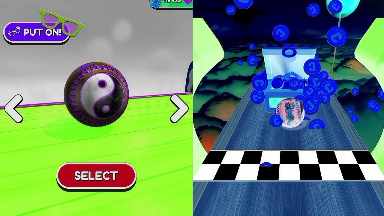 🏁⭕Going Balls, SpeedRun Vs Reverse Video Gameplay Part 521