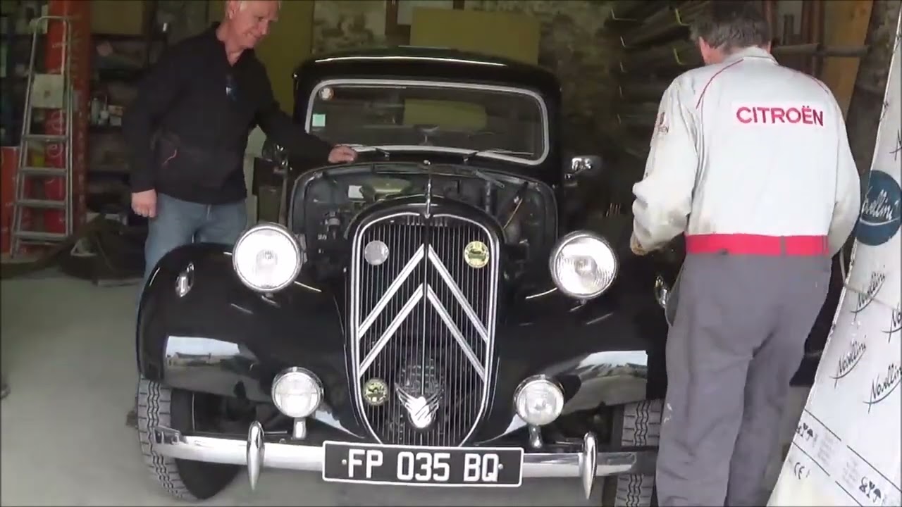 redémarrage d une citroen traction 11