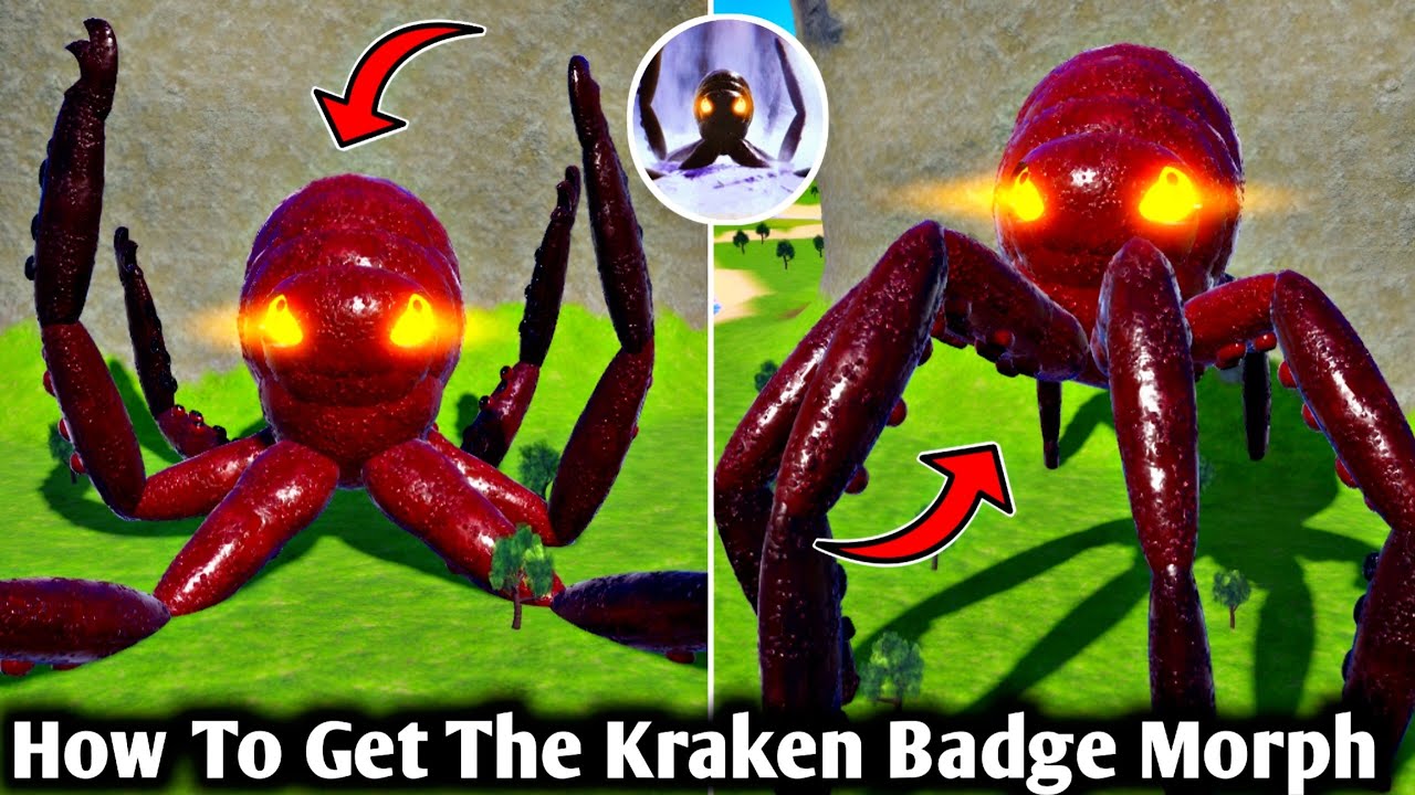 How To Get The Kraken Badge Morph In Tiny Universe Roleplay | TUR New Update + New PvP Map