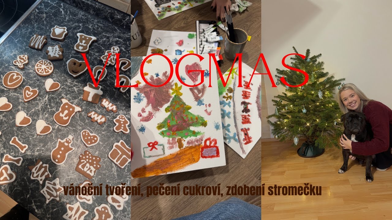 VLOGMAS 3: Předěláváme chodbu týden před Vánoci & pečeme cukroví🎄