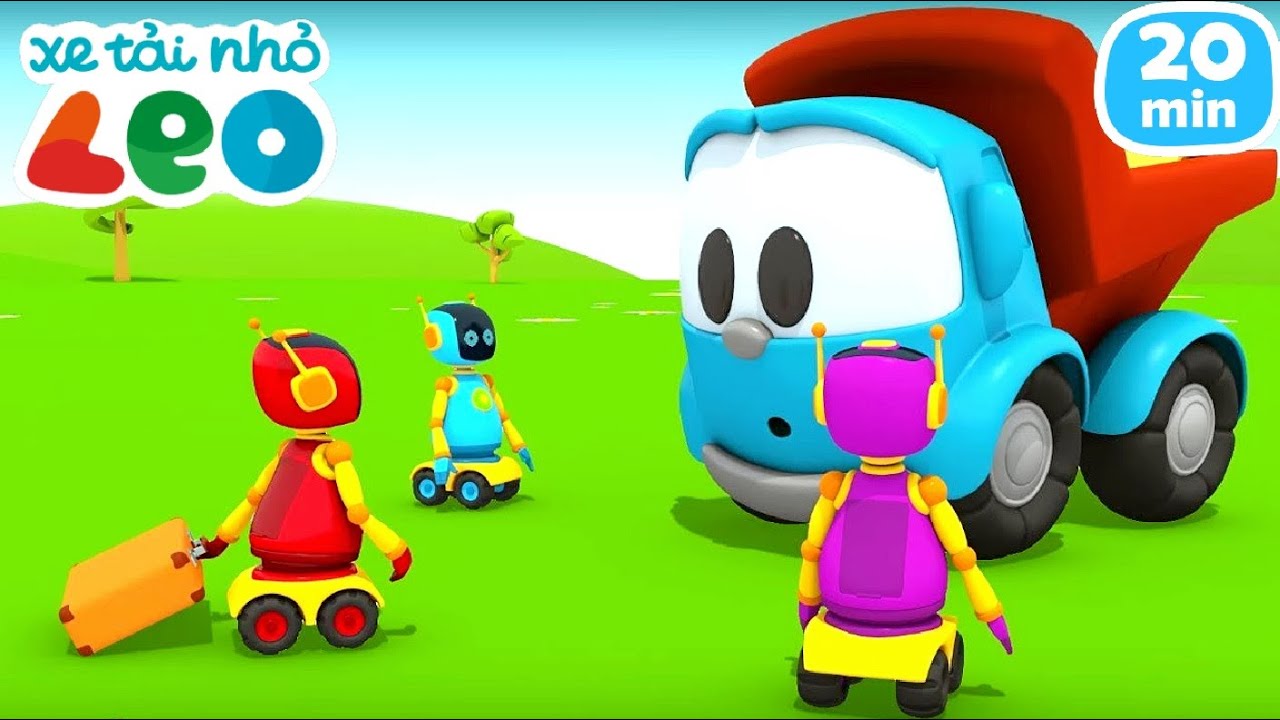 Các phương tiện đường phố - Phim hoạt hình cho trẻ em xe tải nhỏ Leo @CartoonsForKidsViet