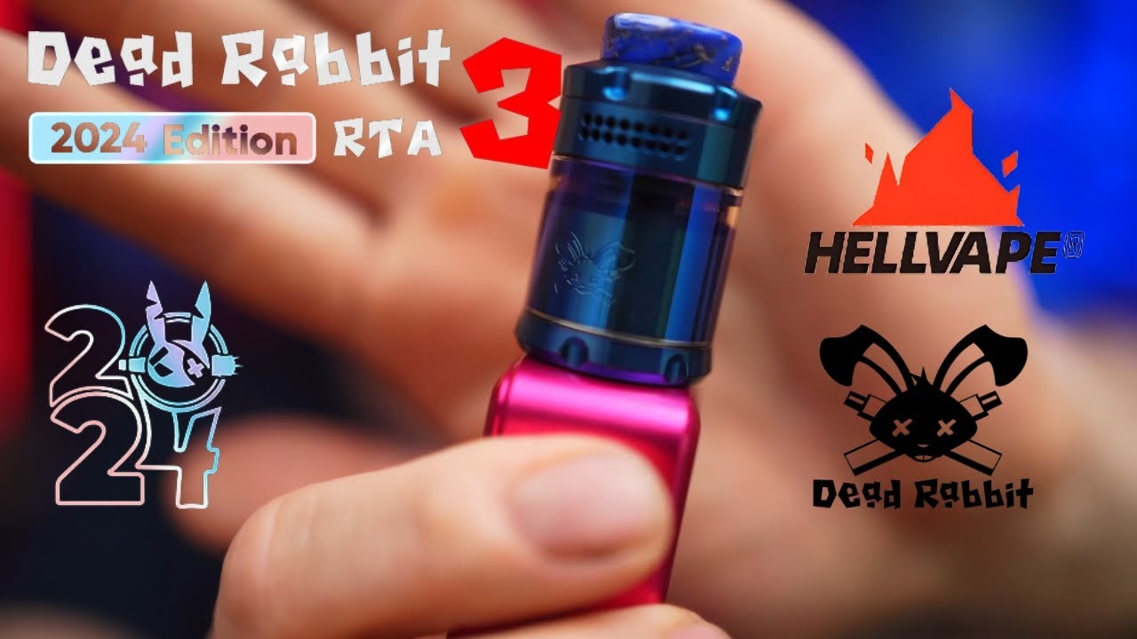 Hellvape Dead Rabbit V3 RTA 2024 edition : review and wicking tutorial