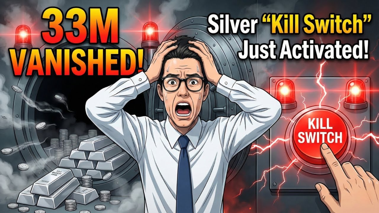 SILVER Prices Plunge as 33 Million Oz Disappear in 7 Days Suddenly?