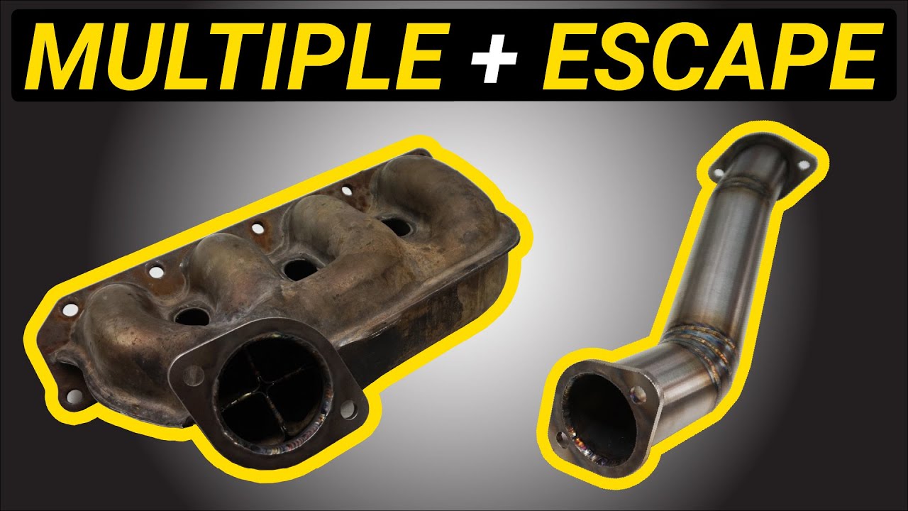 MULTIPLE de ESCAPE  + DOWNPIPE en INOXIDABLE - Peugeot 306 Track