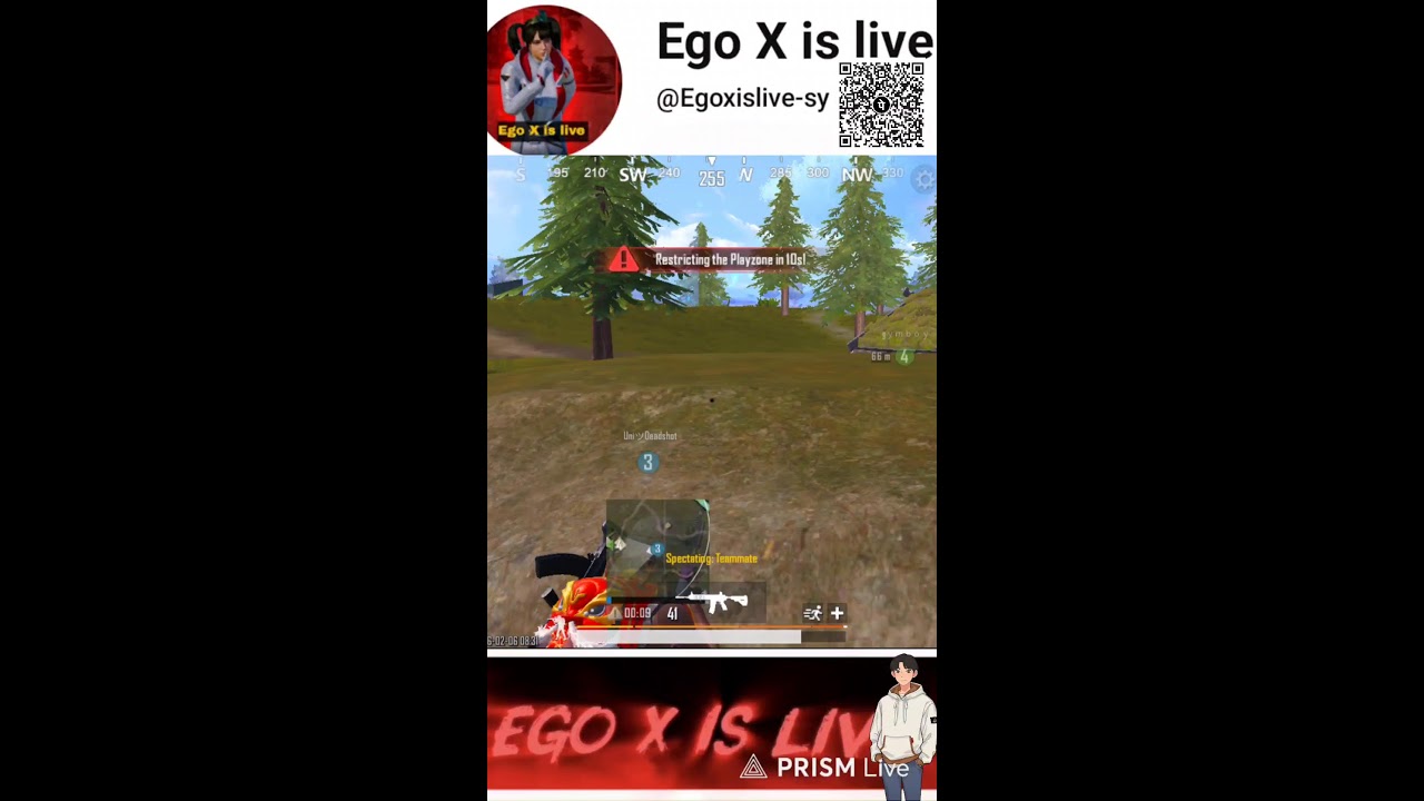 Live streaming of Ego X is live