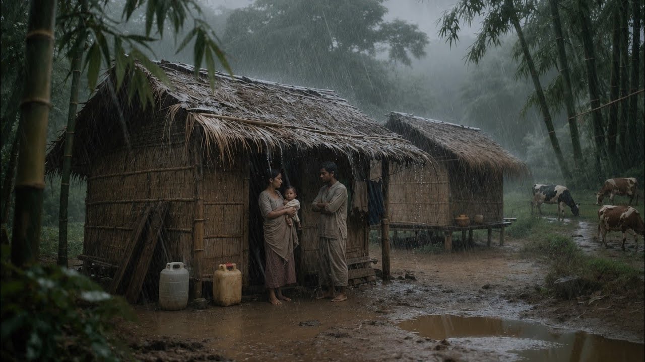 This IS All Season Compilation Video Into Heavy Rainy Days || Rural Documentary Video with Nature ||