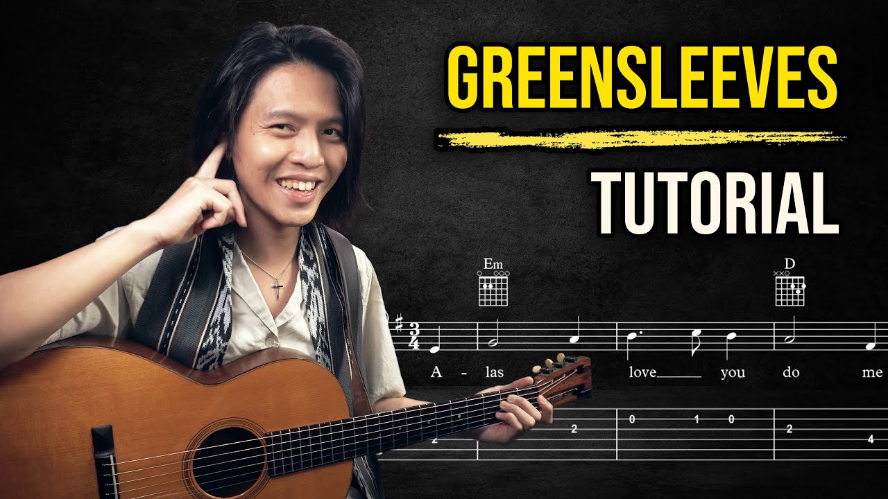 Greensleeves | Учебное пособие по аранжировке гитары в стиле фингерстайл (пошаговое)