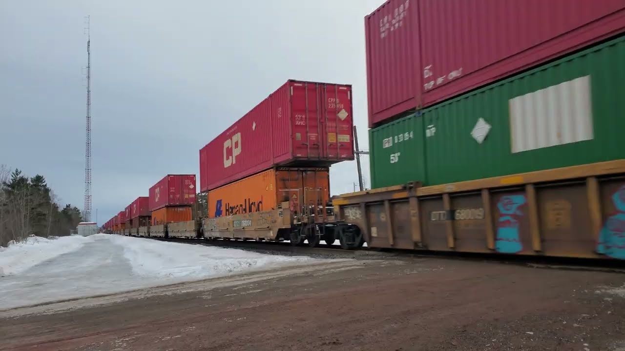 CPKC 7529 in Dorion at mile 85.1