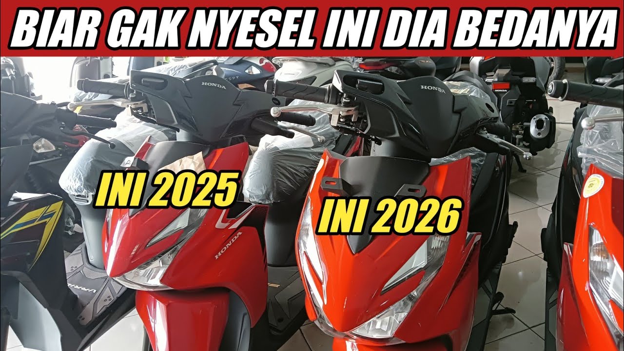 BIAR GAK SALAH BELI INI BEDANYA BEAT 2025 DENGAN BEAT 2026 TYPE CBS