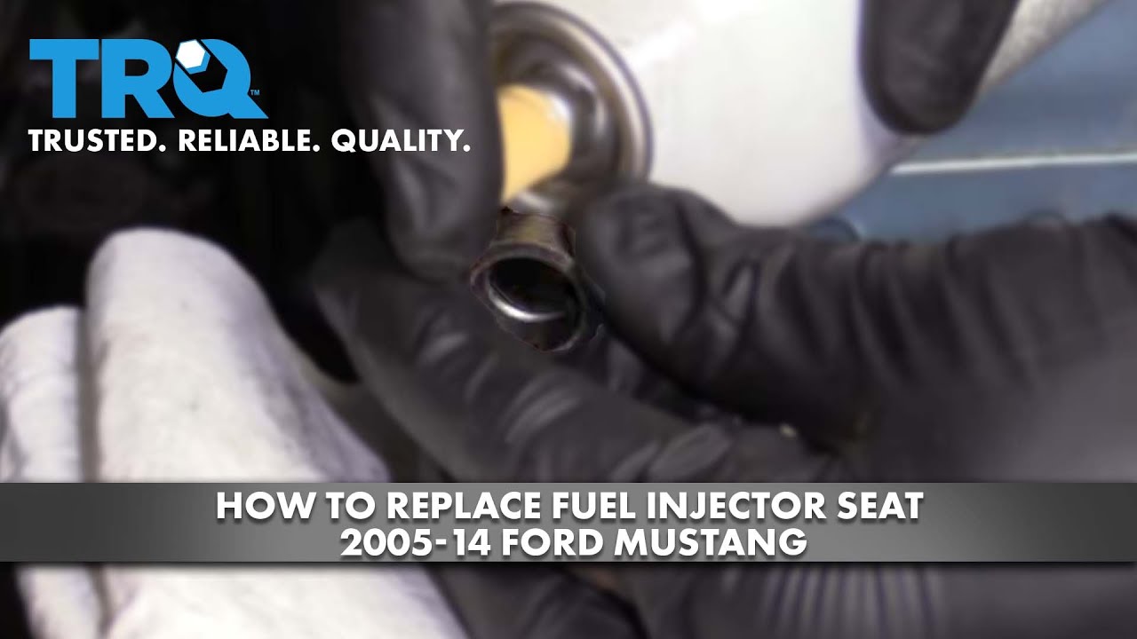 Как заменить седло топливной форсунки Ford Mustang 2005-14