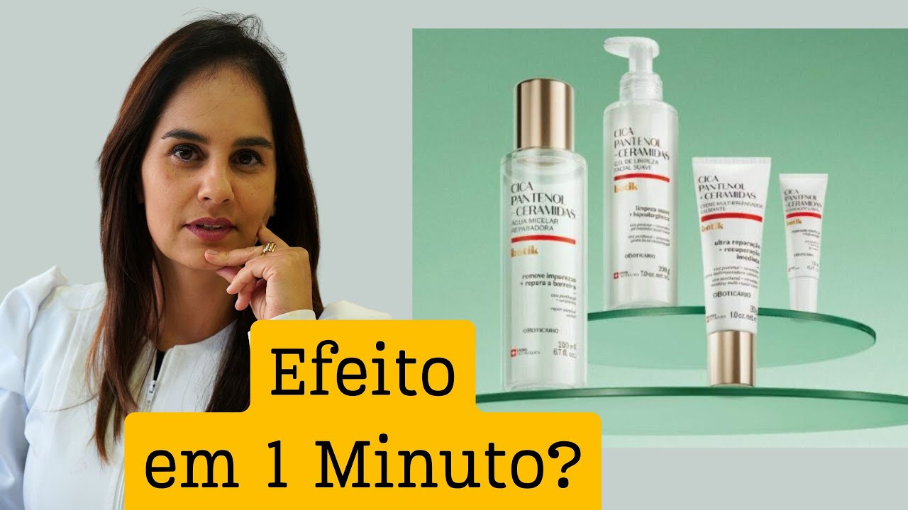 CICA PANTENOL funciona? Nova linha BOTIK / Dra. Pâmela Todendi