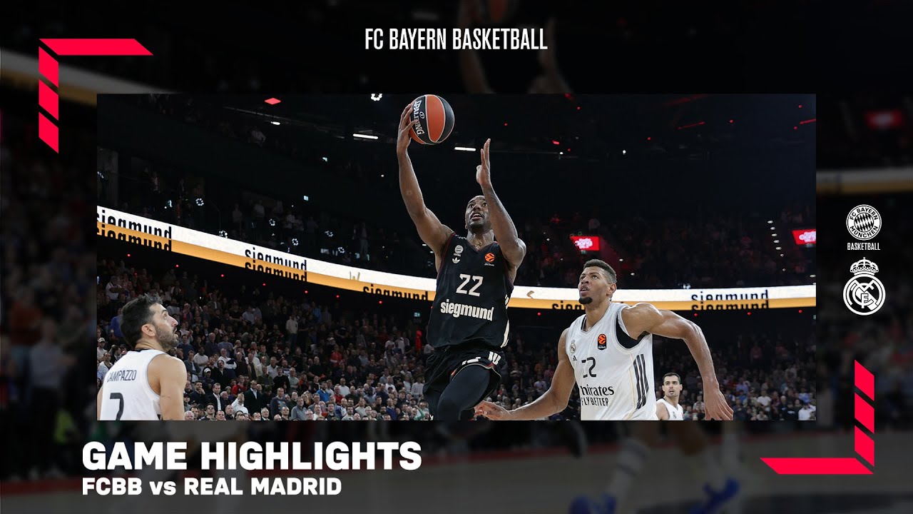 FC Bayern M&uuml;nchen Highlights | FCBB - Real Madrid 90:84 | EL 25/26