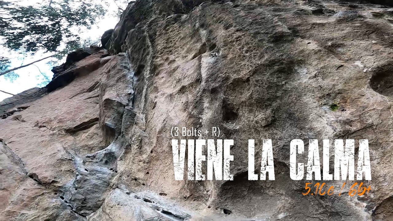 Escalando en Suesca | Colombia | Ruta | Viene la calma | 5.10c - 6b