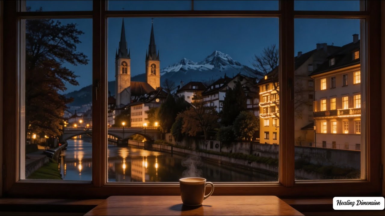 Peaceful Friday Night 🌙 Zurich Window Jazz | Soft Piano to Unwind| 寧靜星期五夜晚 🌙 蘇黎世窗景爵士｜溫柔鋼琴放鬆時光