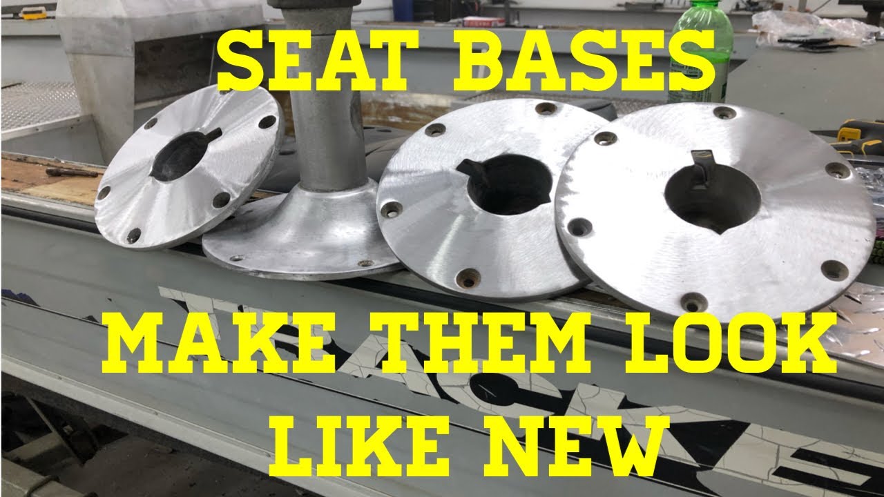 MAKING BOAT SEAT BASES LOOK NEW AGAIN