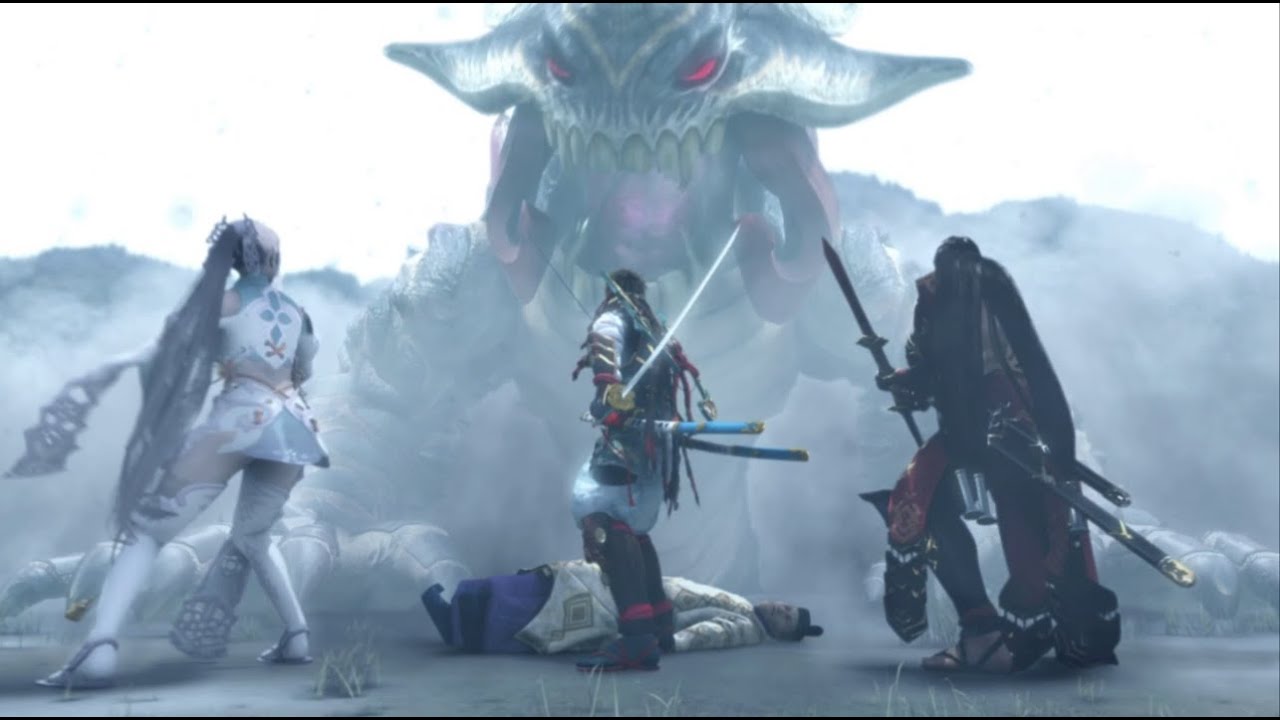 Genji: Days of the Blade - All Bosses with Cutscenes and Ending