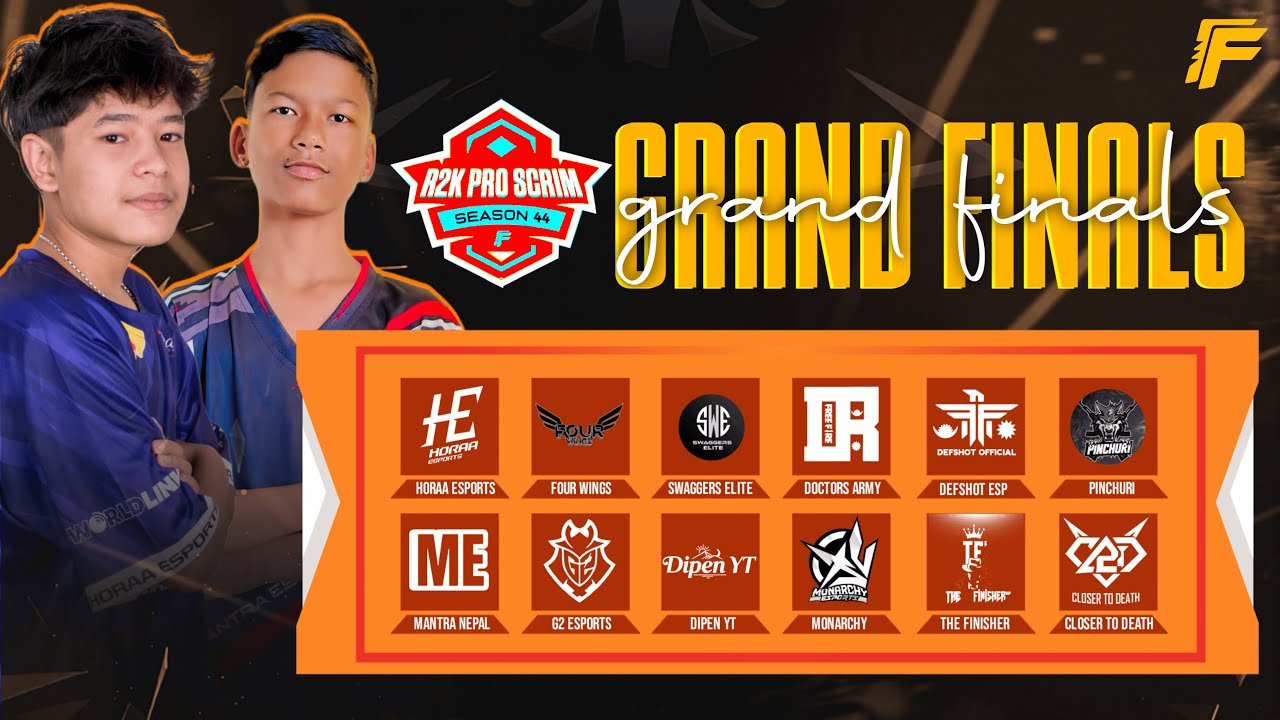 [🛑LIVE] R2K PRO SCRIM || SEASON 44 | GRAND FINAL || FT.MANTRA,DOCTOR,HORAA,MNE,SWE,4WG,DEF,C2D