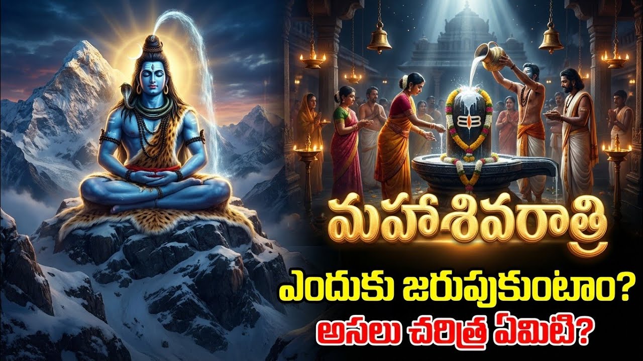 శివరాత్రి ఎందుకు జరుపుకుంటాం? | Mahashivratri full Story Telugu | Shiva Parvati Kalyanam