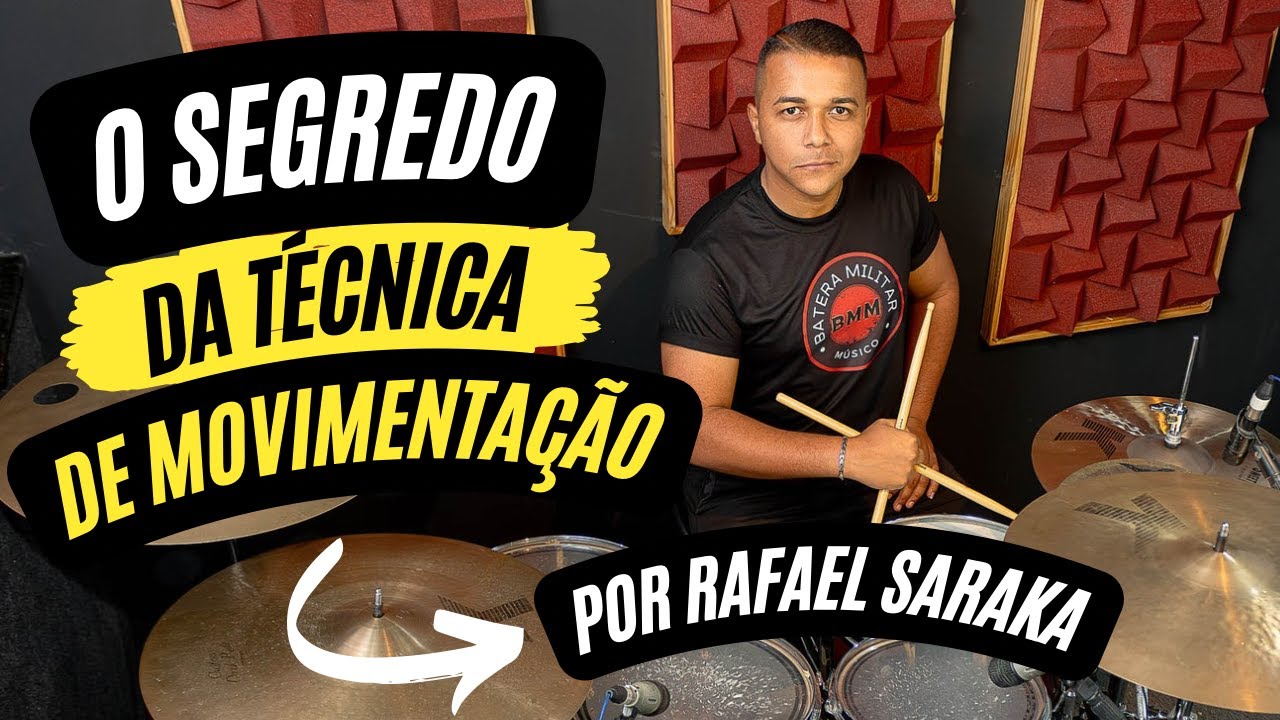 Técnica de Movimentação na Bateria - TAP, UP e DOWN | VELOCIDADE E PRECISÃO