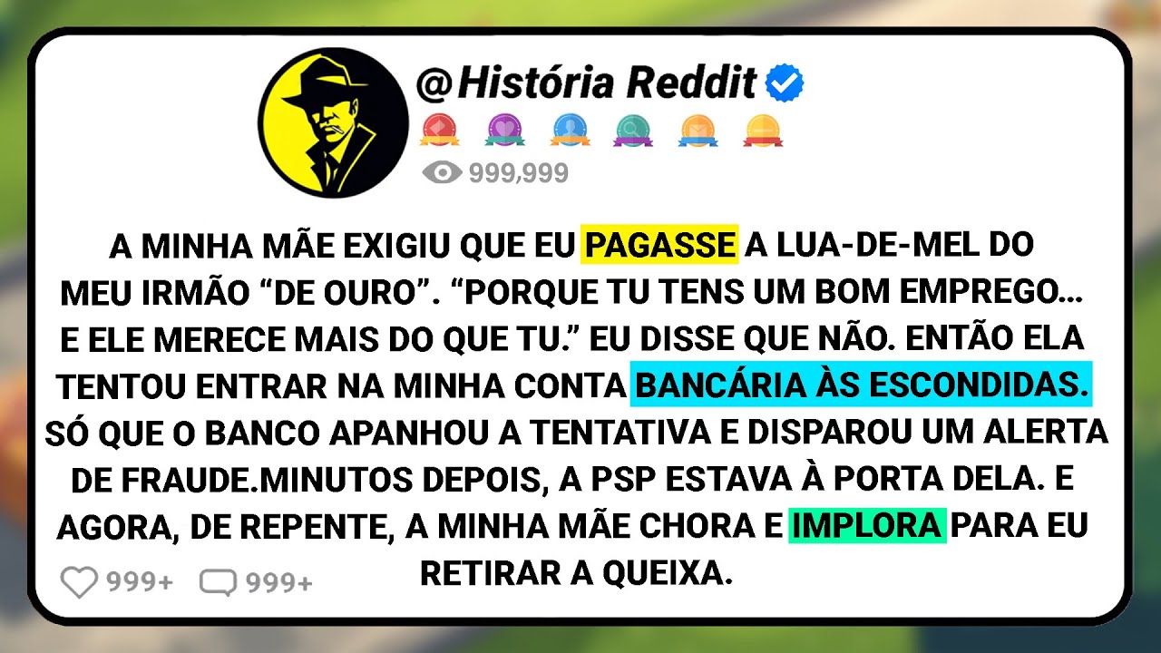 A Minha Mãe Exigiu Que Eu Pagasse A Lua-de-mel Do Meu Irmão “De Ouro”. “Porque Tu Tens Um Bom....