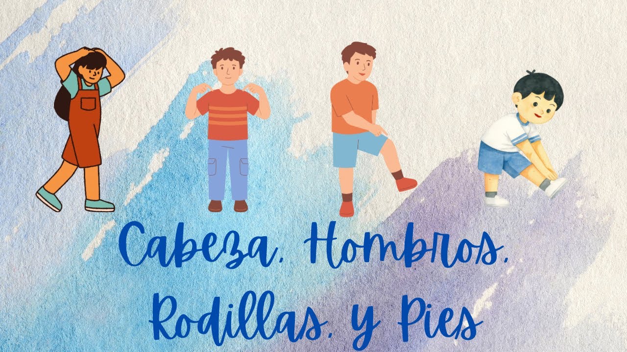 Cabeza, Hombros, Rodillas, y Pies | @JaneSingAlongs Bilingual Spanish | Kids Learning