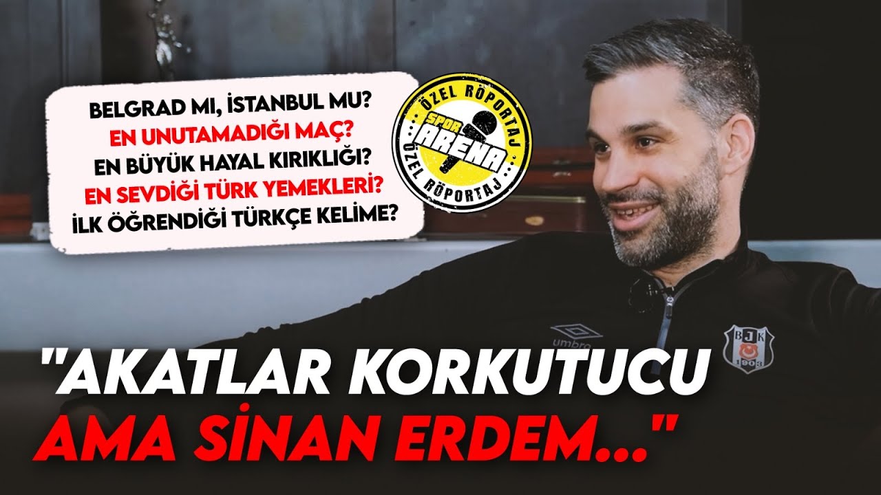 Dusan Alimpijevic: Beşiktaş tarihine geçecek işler yapmak istiyorum | 'Her kayıpta acı çekiyorum'