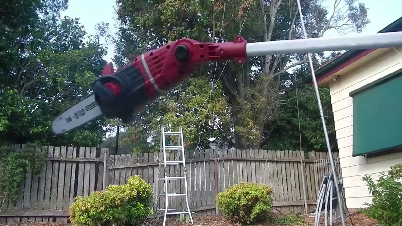 Ozito Power X Change 18v Pole Pruner and Trimmer Kit p2