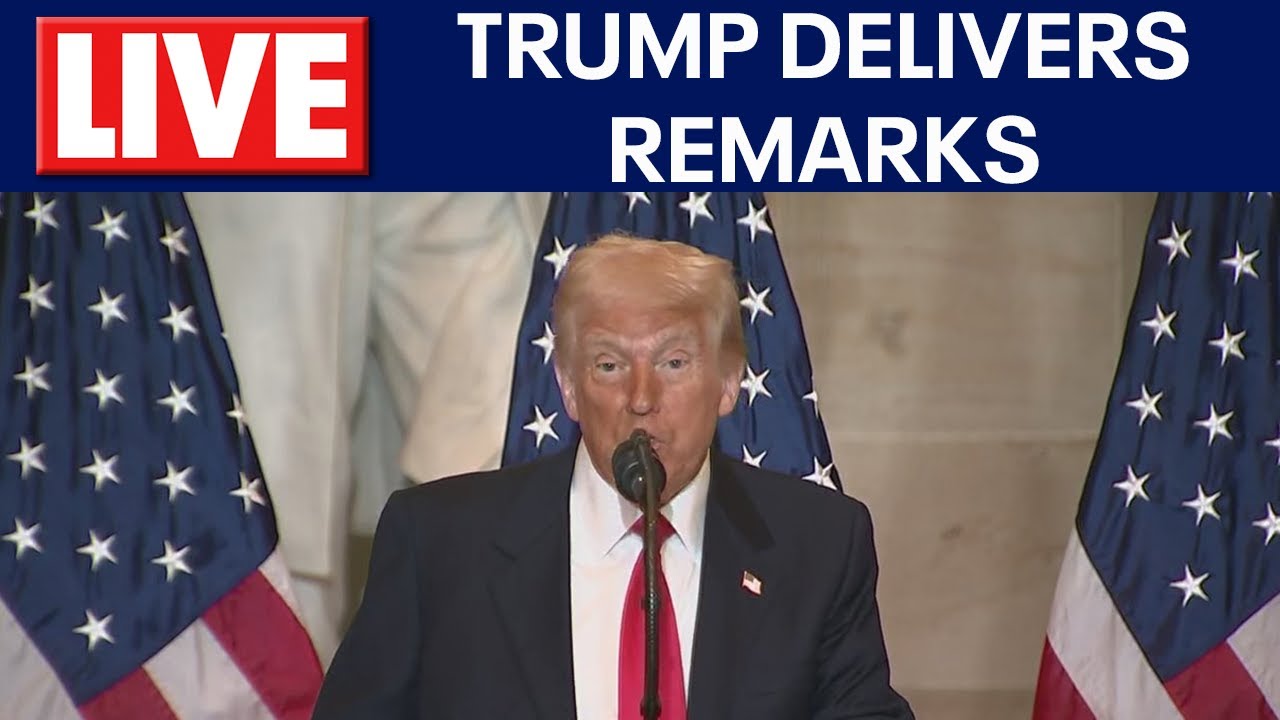 President Donald Trump delivers remarks at National Republican Congressional Committee Dinner
