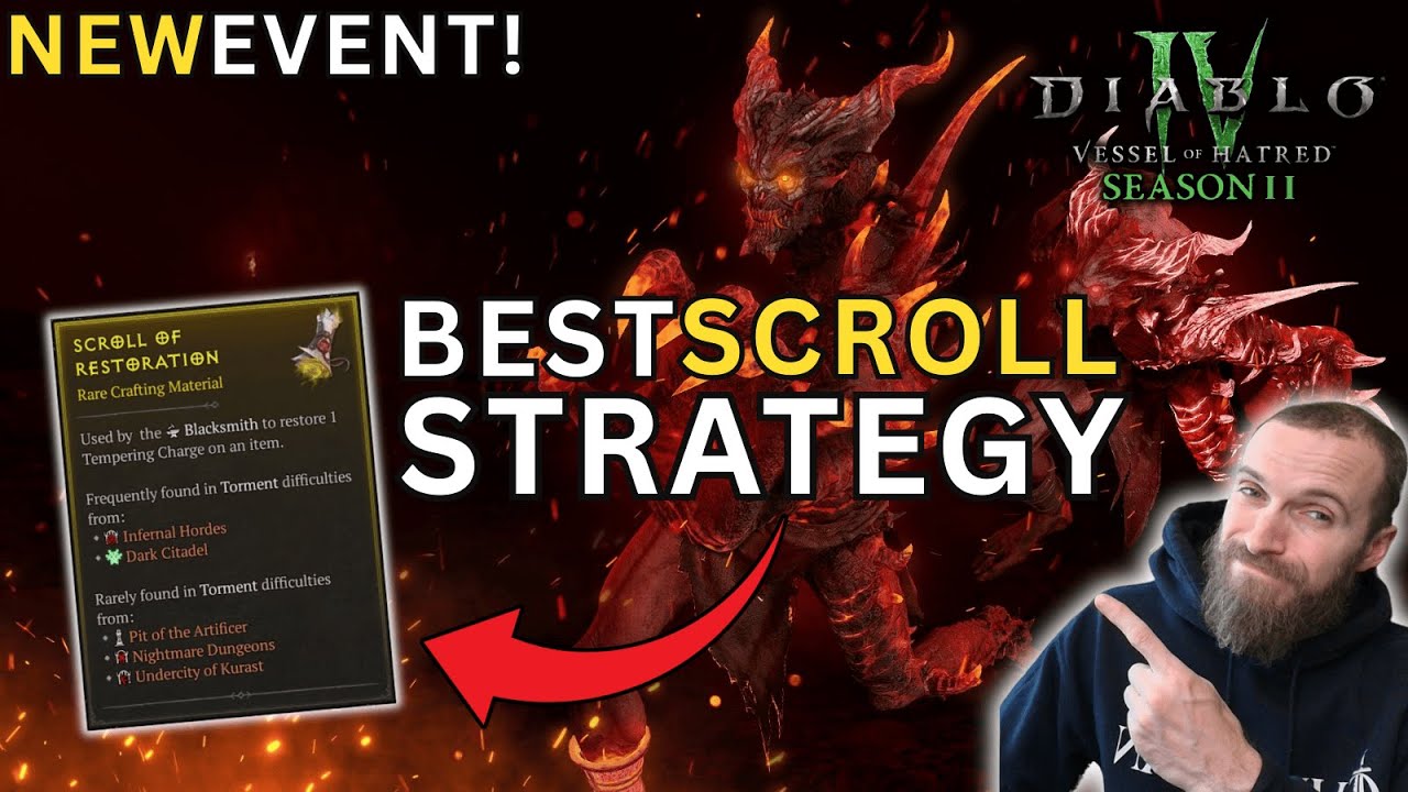 Лучшие свитки восстановления для фарма во время нового события в Diablo 4!