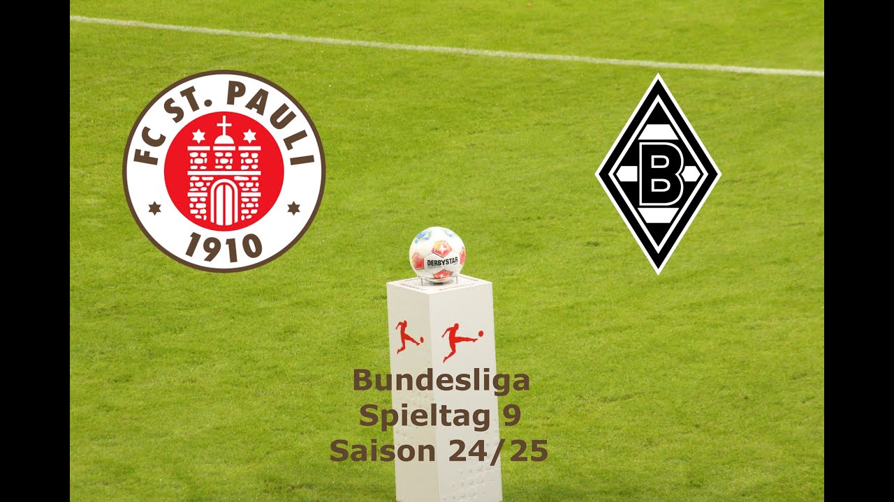 Bundesliga 9 Spieltag Borussia Mönchengladbach vs St Pauli 01.11.2025 Impressionen