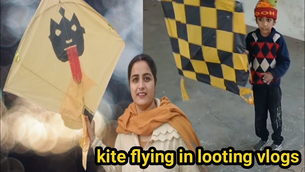 Kite flying in looting vlogs 