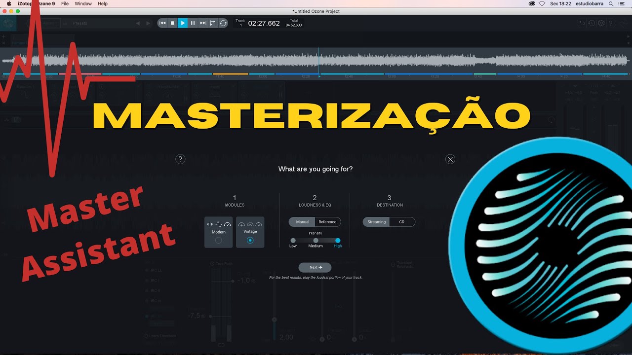 MASTERIZAR COM O MASTER ASSISTANT DO OZONE 9