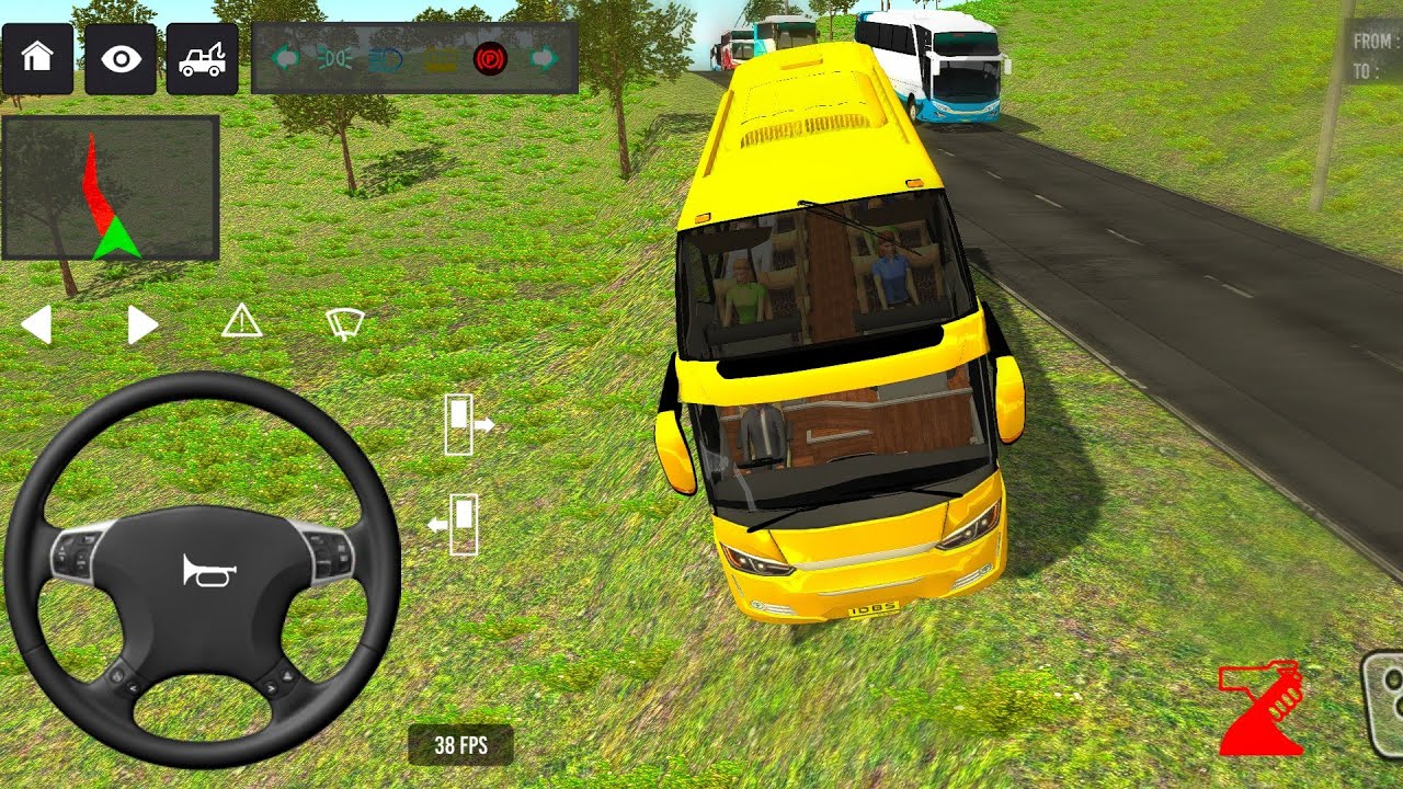 Indonesia City Bus Driving 🚍 Euro Coach Bus Simulator Indonesia Game Part: #13