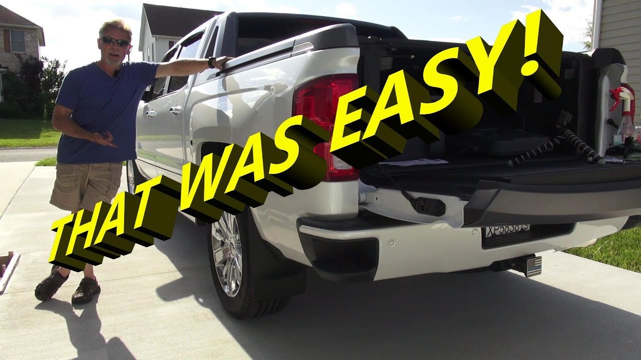 WeatherTech Mudflap Install on 2018 Silverado