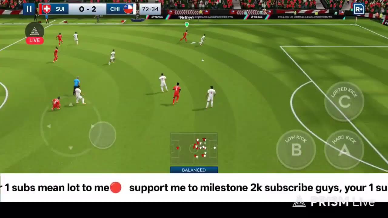DLS26 🔥 Live match Top Tier Gameplay| 😱 Goal / dls football