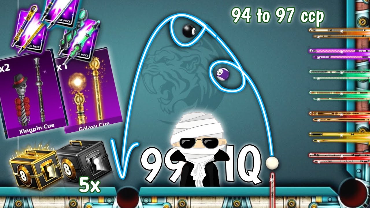 Expert collector boxes | 94 ccp to 97 ~ best promo cue's | 8 ball pool | unknown gamer 8bp