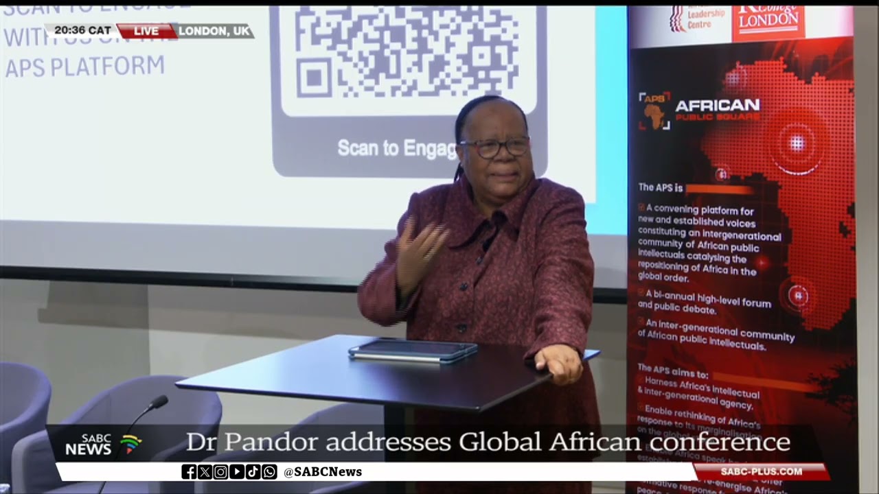 Dr Naledi Pandor addresses Global African conference