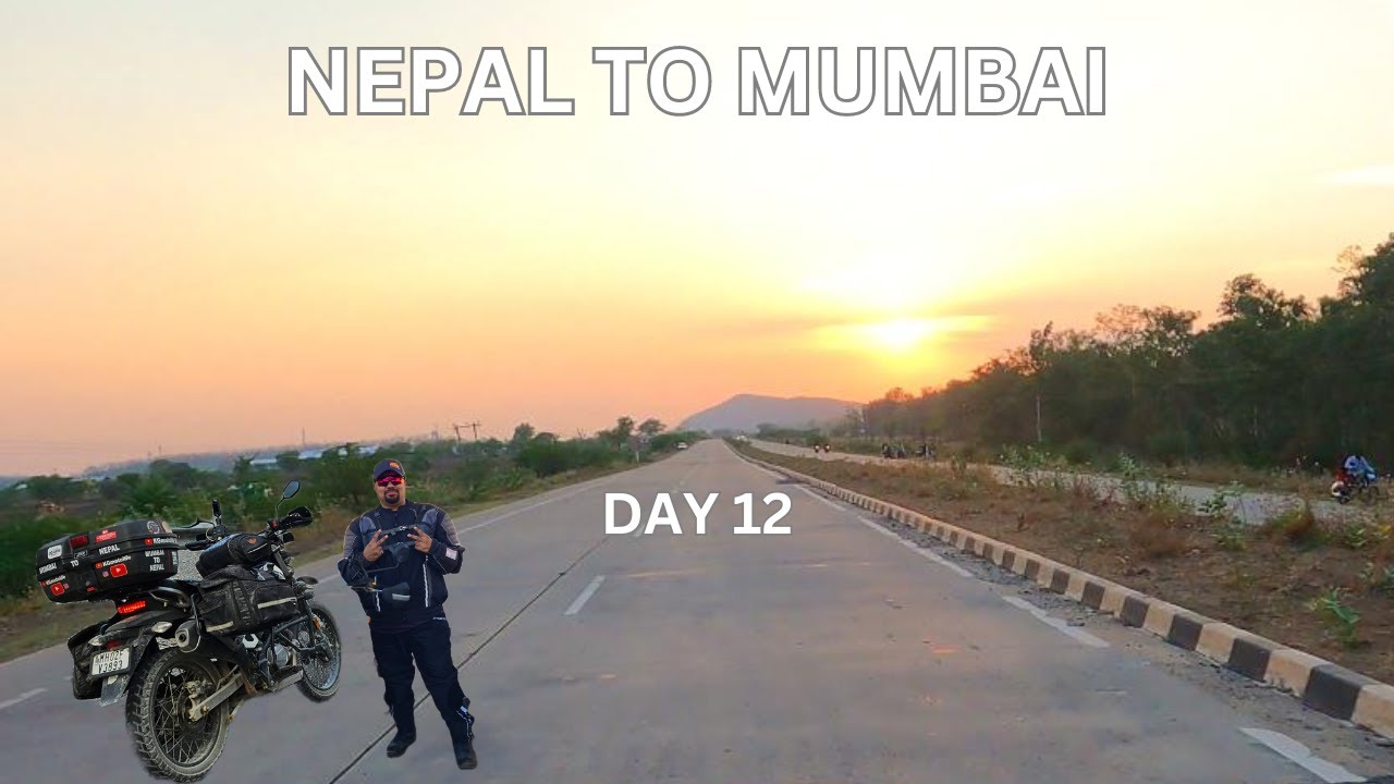 Day12 - Nepal to mumbai solo bike ride on xpulse 200 4v #xpulse200 #bike #motovlog #bikeride #travel