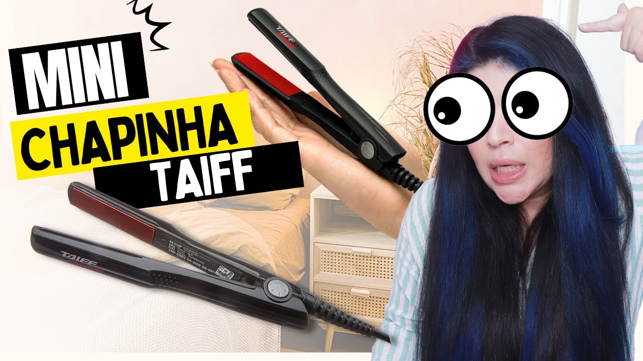 🔥SUPER MINI CHAPINHA TAIFF: Pequena e Poderosa! Esquenta até 200°C [Bivolt]