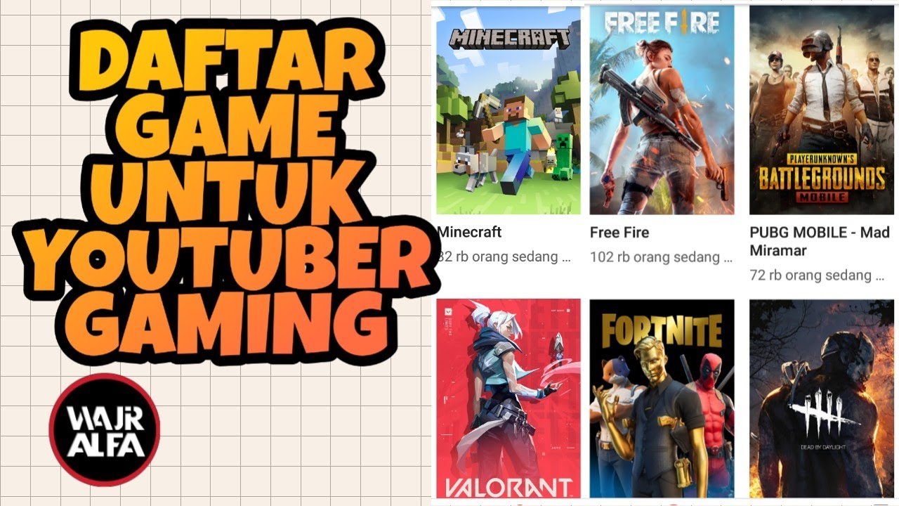 Daftar Game Yang Bisa Dimainkan Untuk Youtuber Gaming Pemula