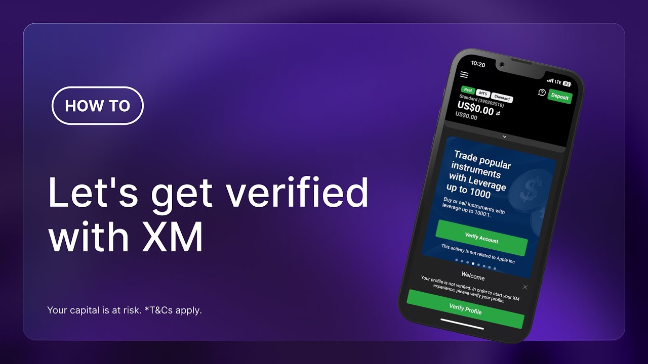 How to Verify Your XM Account