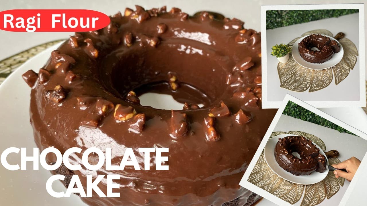 रागी के आटे से बनाये चॉकलेट केक बिना किसी चीनी और गुड के | Sugar Free Ragi Chocolate Cake With Dates