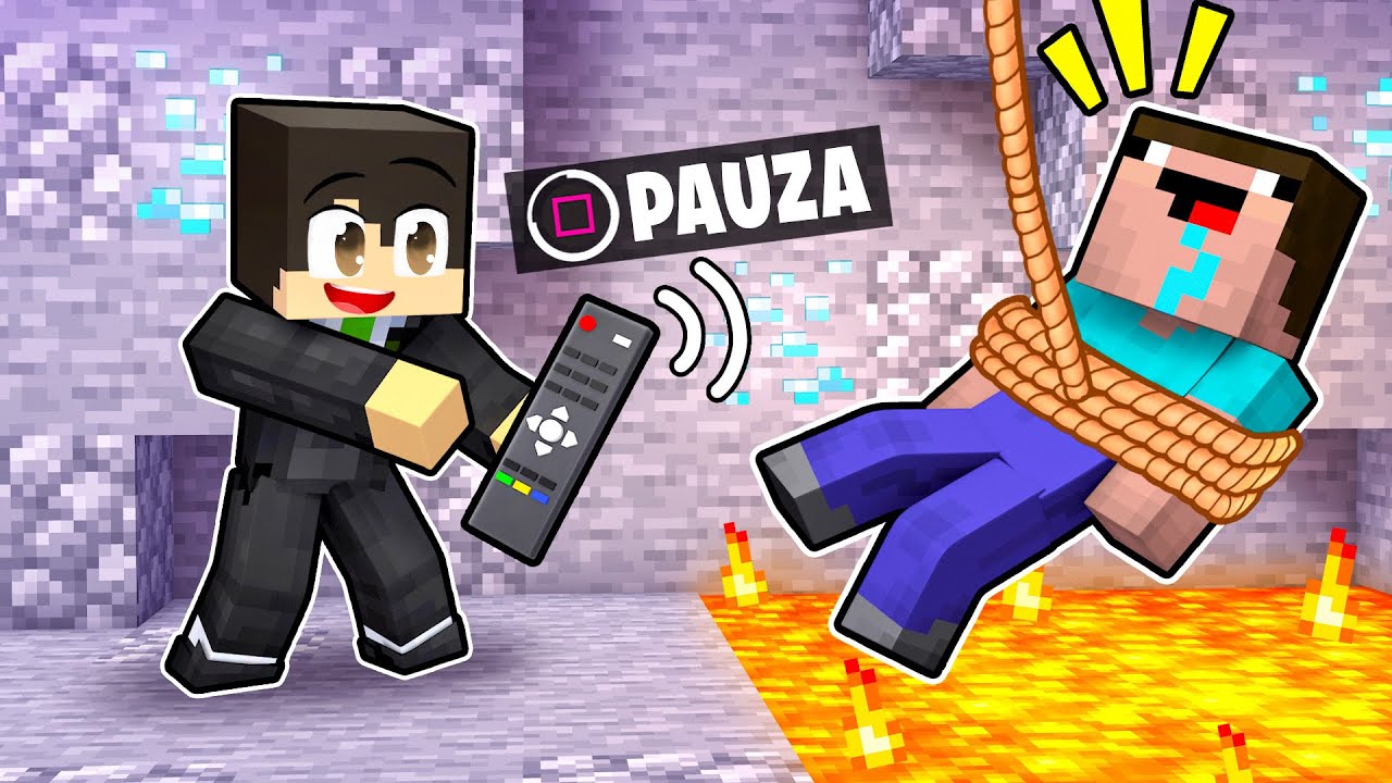 *PAUZA* Challenge pe Minecraft!
