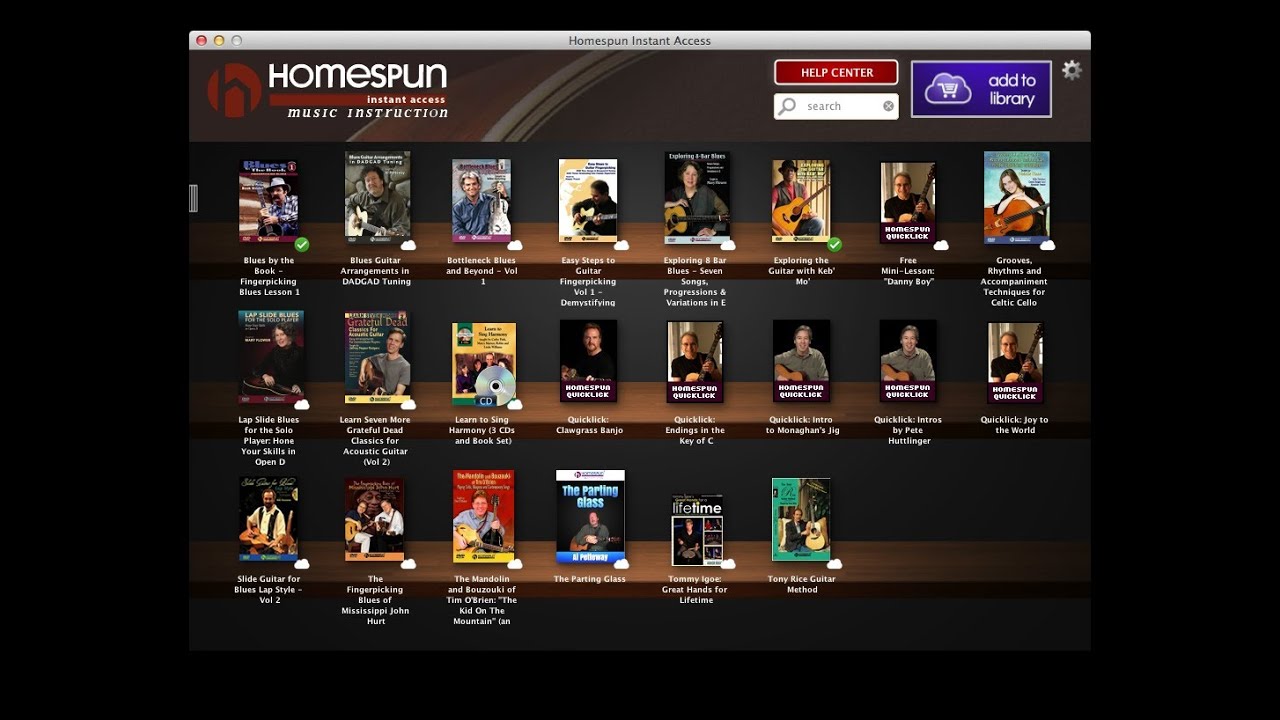 Homespun Instant Access Demo
