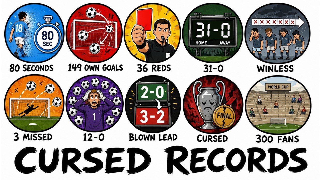 Every Football Record You Don&rsquo;t Want to Break Explained in 17 Minutes