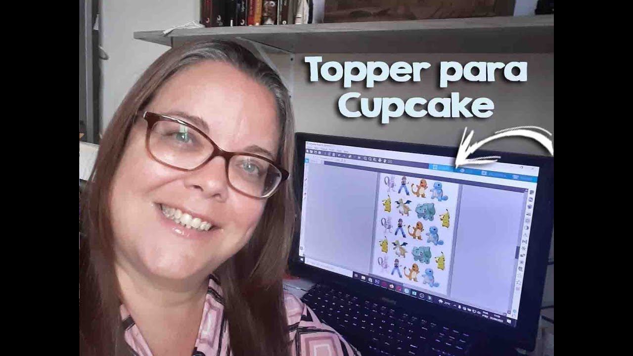 Vamos criar toppers para Cupcakes ? #silhouette #topper #dicas #videoaula
